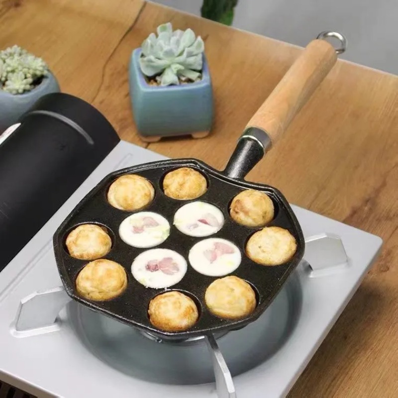 Dosa Pan Iron - Cottura Takoyaki Pan 14 fori regalo