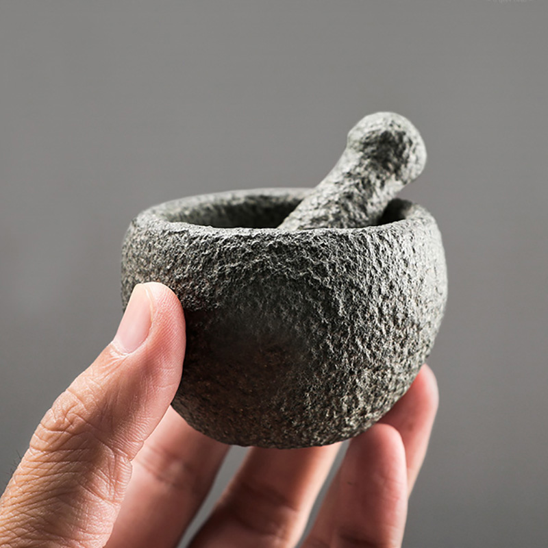 Mortar Pestle Granite - Set Mortaio e Pestello in Granito