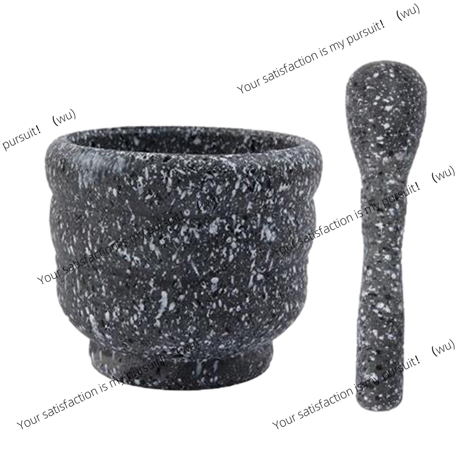 Mortar Pestle Granite - Mortaio e pestello riutilizzabile per spezie,