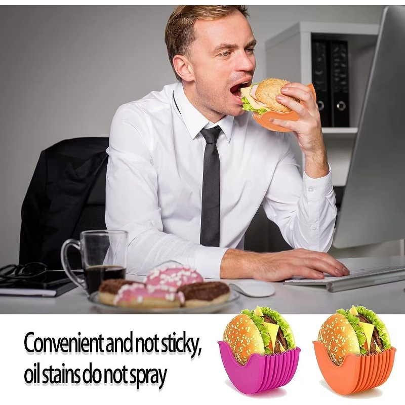 Home Cooking Dog Food - Supporto per hamburger regolabile in silicone,