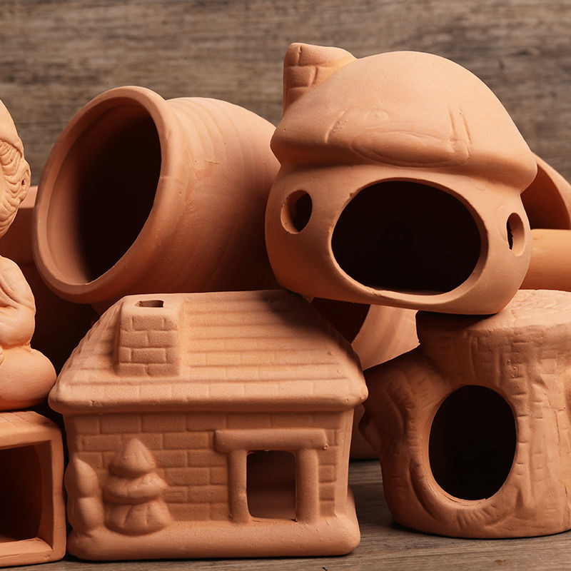 Tagine Clay Pot - Acquario Mini Serbatoio in ceramica Pesce