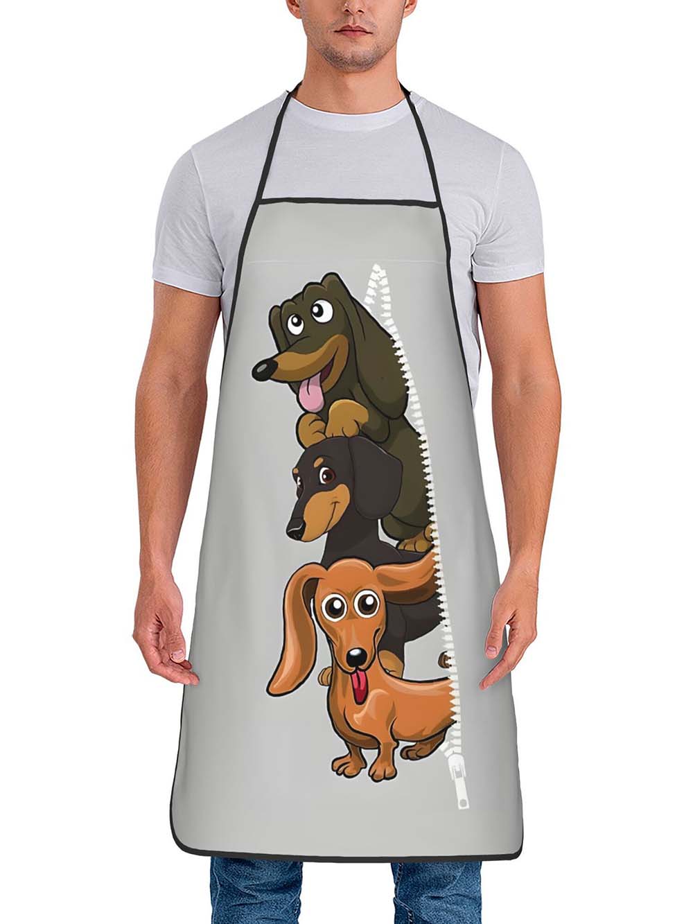 Home Cooking Dog Food - Grembiule da cucina con stampa di