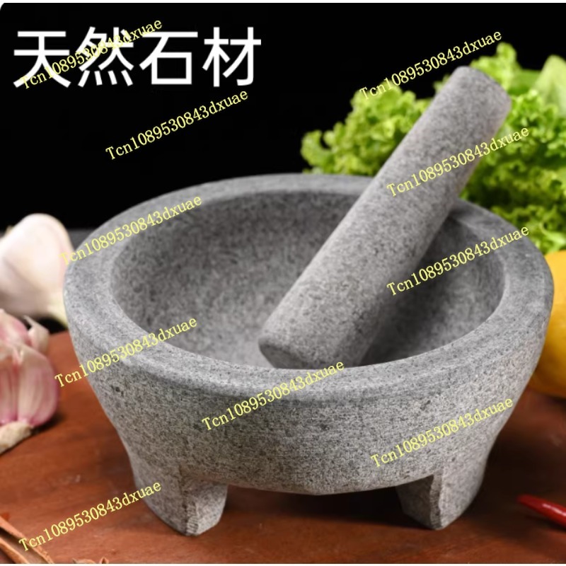 Mortar Pestle Granite - Mortas e pestello in granito naturale,