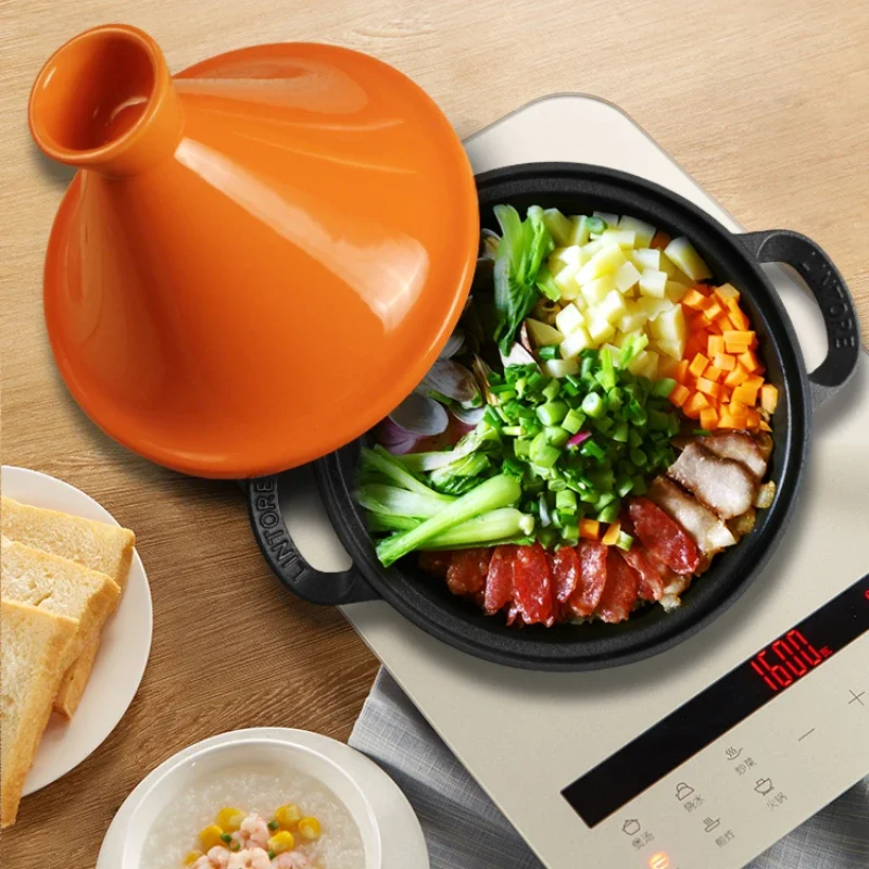 Tagine Clay Pot - Pentola Marocchina in Ghisa da 26cm,
