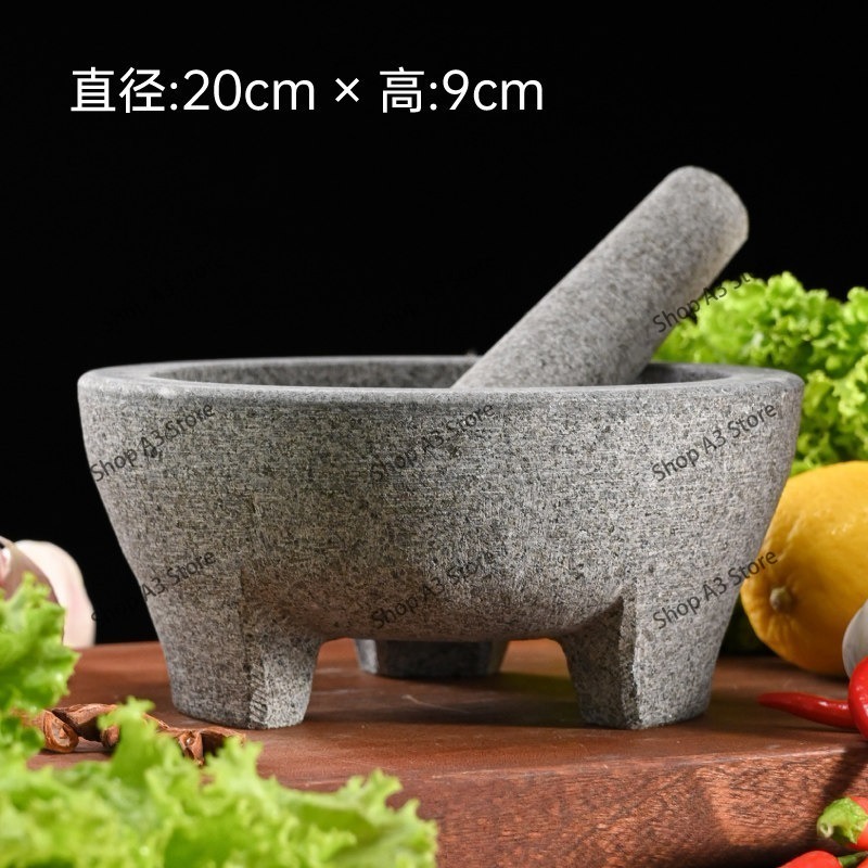 Mortaio e pestello in granito  - Mortar Pestle Granite recensione e prezzo